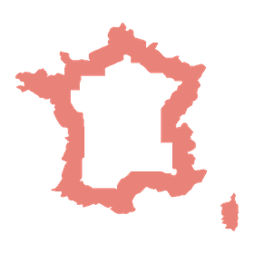 Carte de France — cabinets de Bordeaux et Tours