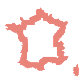 Carte de France — cabinets de Bordeaux et Tours